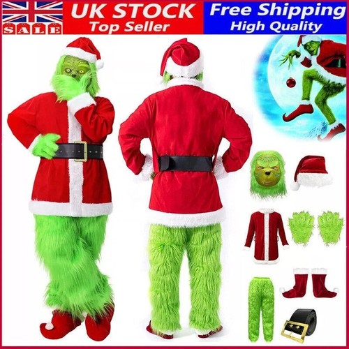 The grinch costume - costume, mask