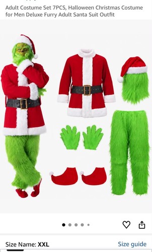 Adult costume set 7pcs - set,