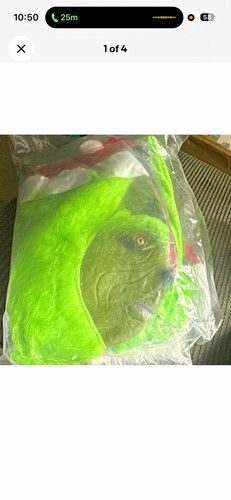 Green christmas character - green,