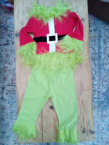 Cute todler grinch santa - grinch,