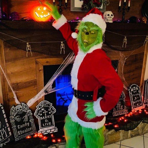 The grinch costume mask - grinch,