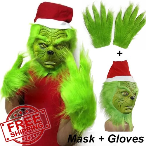 The grinch adult full head - grinch,