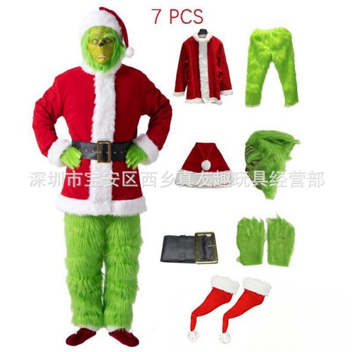 The grinch costume mask - grinch,