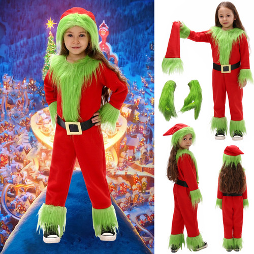 Kids santa grinch costume - santa,