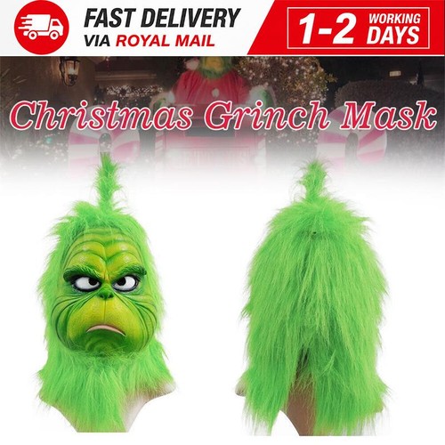 The grinch latex mask - the,