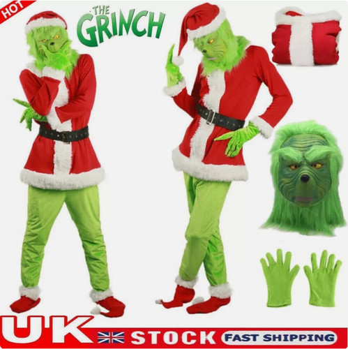 Mens grinch christmas costume - mens,