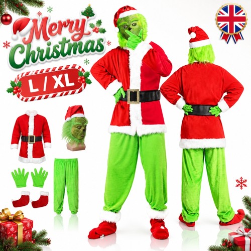 Mens grinch christmas costume - mens,