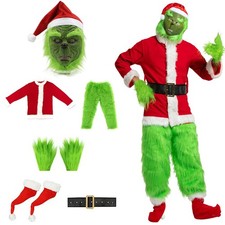 Adults The Grinch Costume Xmas