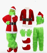 Adult Grinch Costume with Mask