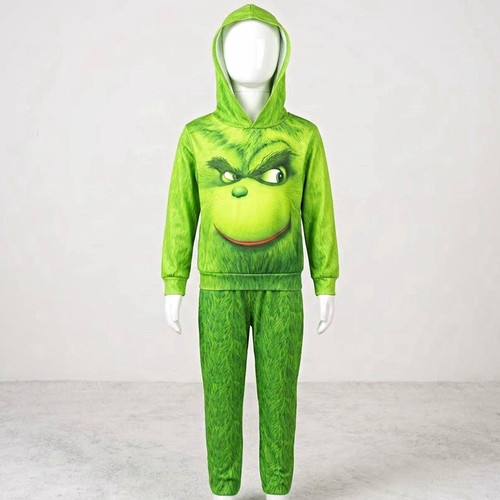 Hooded christmas grinch - christmas,