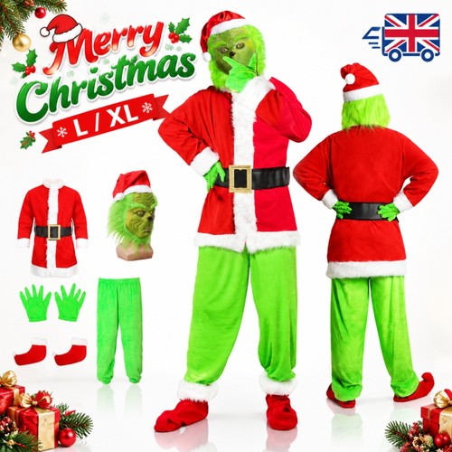 The grinch costume mask - grinch,