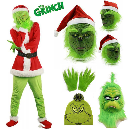 Grinch mask for kids - mask,