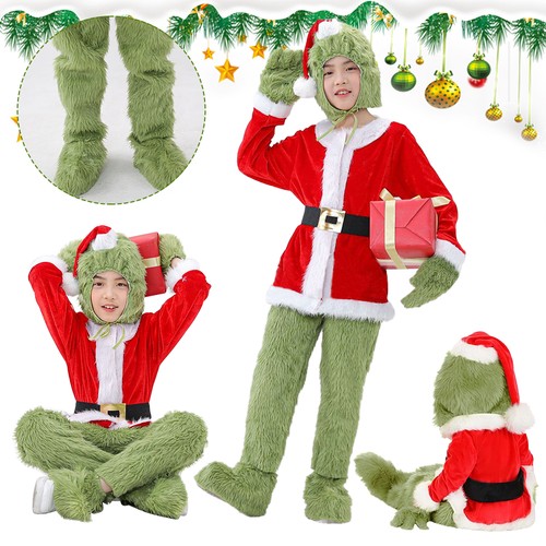 Kids christmas grinch costume - kids,