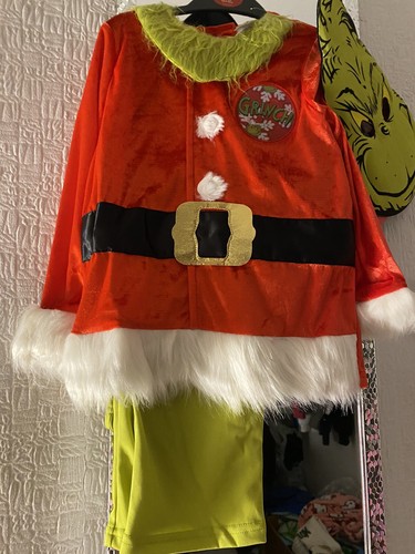 Kids christmas grinch costume - christmas,