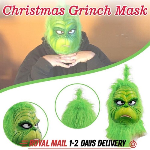 The grinch latex mask - 🔥the,