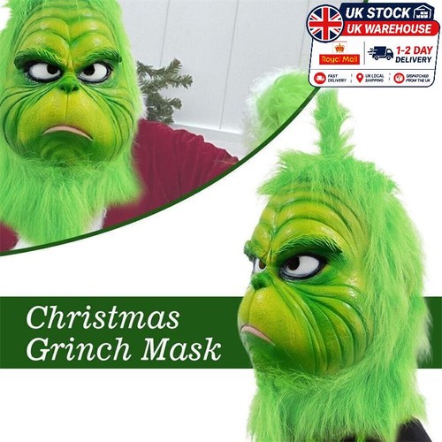 The grinch latex mask - the,