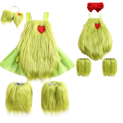 Grinch baby dress halloween - grinch,